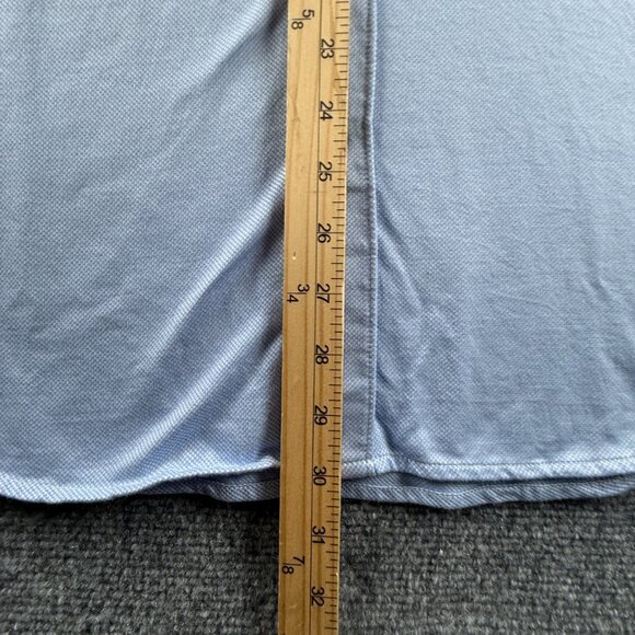 Tommy Bahama 2XL Check Island Zone Cotton Polyester Button-Down Blue Pocket Men - Picture 7 of 16